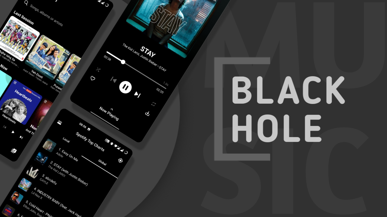 Black Hole APK: Play and listen to your favorite music